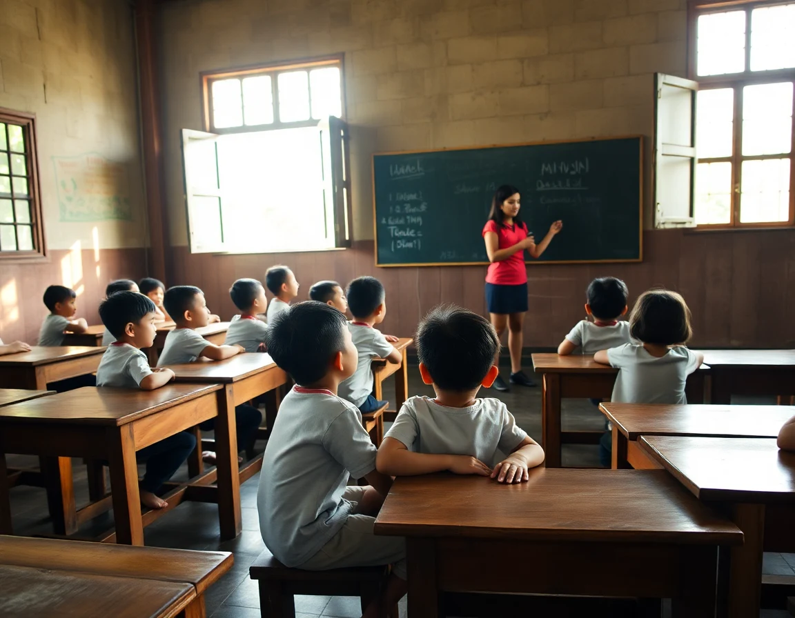 Classroom in Vietnam